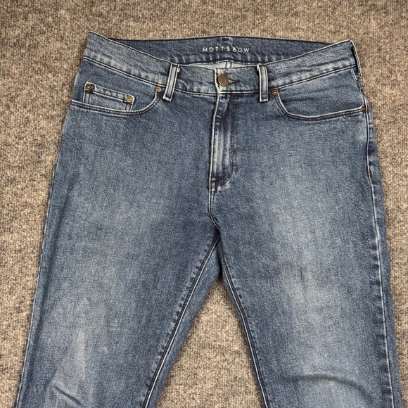 Mott Bow Mens Jeans Skinny Fit‎ 31x32 Stretch Classic Denim Cotton Blend - Picture 1 of 12